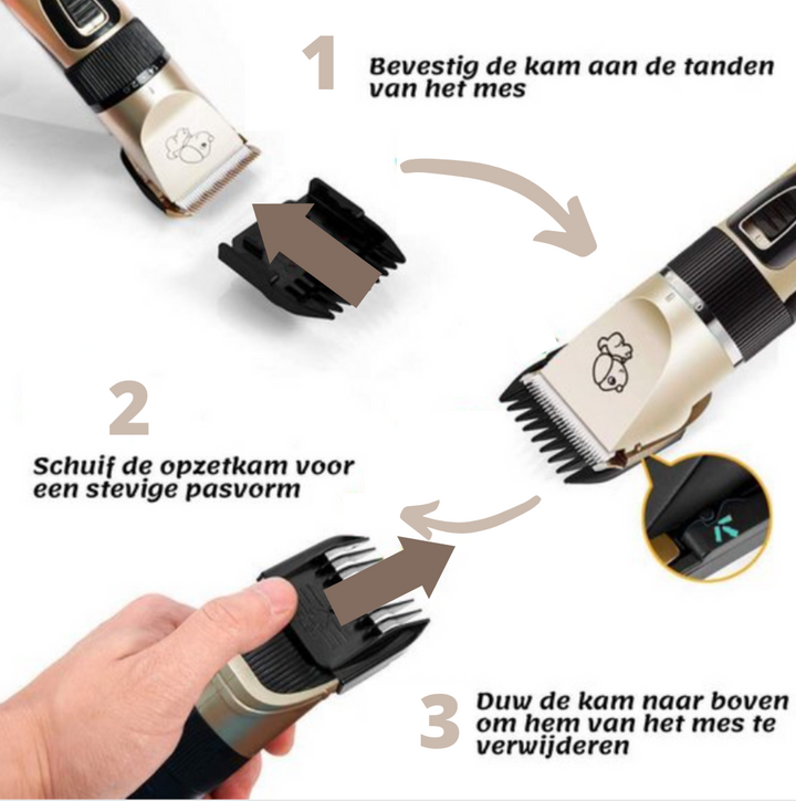 Profesjonell hundefrisør + børste Skanto