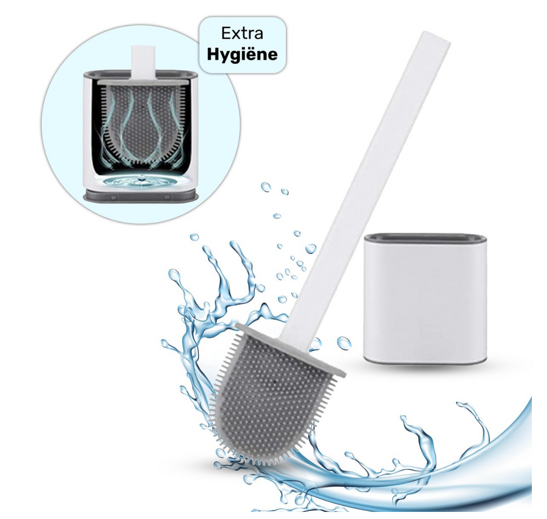 Skanto | FlexiClean Toalettbørste – Bakteriefri Silikon Design for Enkel Rengjøring