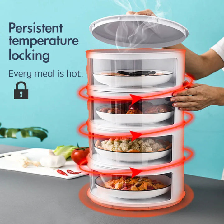 Skanto | Stable Multi-funksjonell Oppbevaringsboks for Mat – Plassbesparende og Praktisk Matlagringssystem
