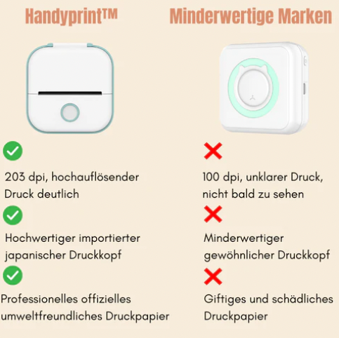 HandyPrint Skriver | Skrivaren som passer i lommen din | Skanto