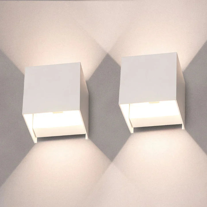 Skanto | Moderne LED vegglampe i kube design