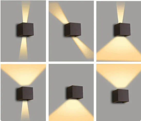 Skanto | Moderne LED vegglampe i kube design
