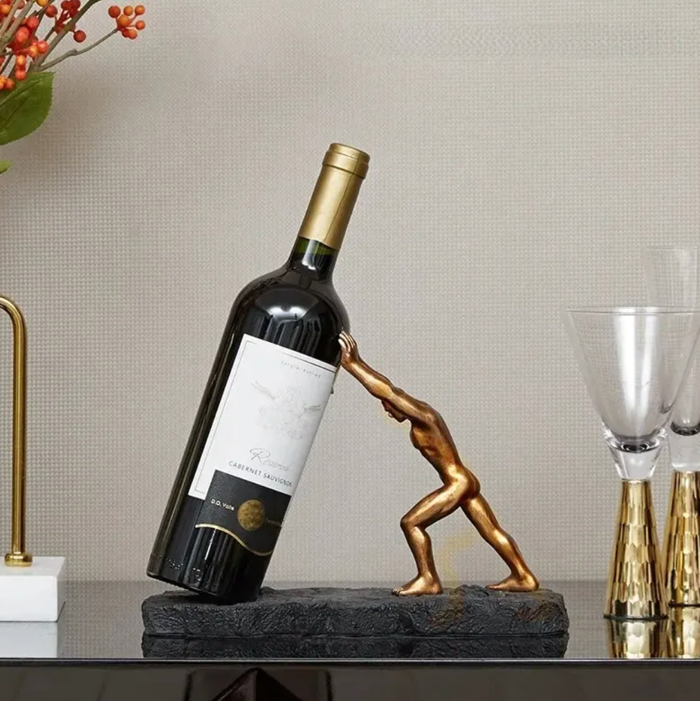 Skanto | Metall Vinflaskeholder Elegant Bord Rack