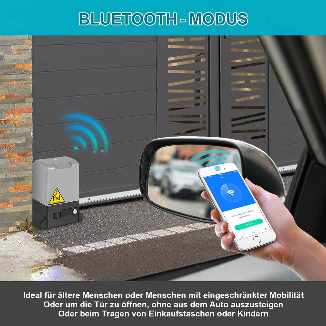 Skyvedørantrieb Garasjeportdrift med App-kontroll 370W/550W | Skanto
