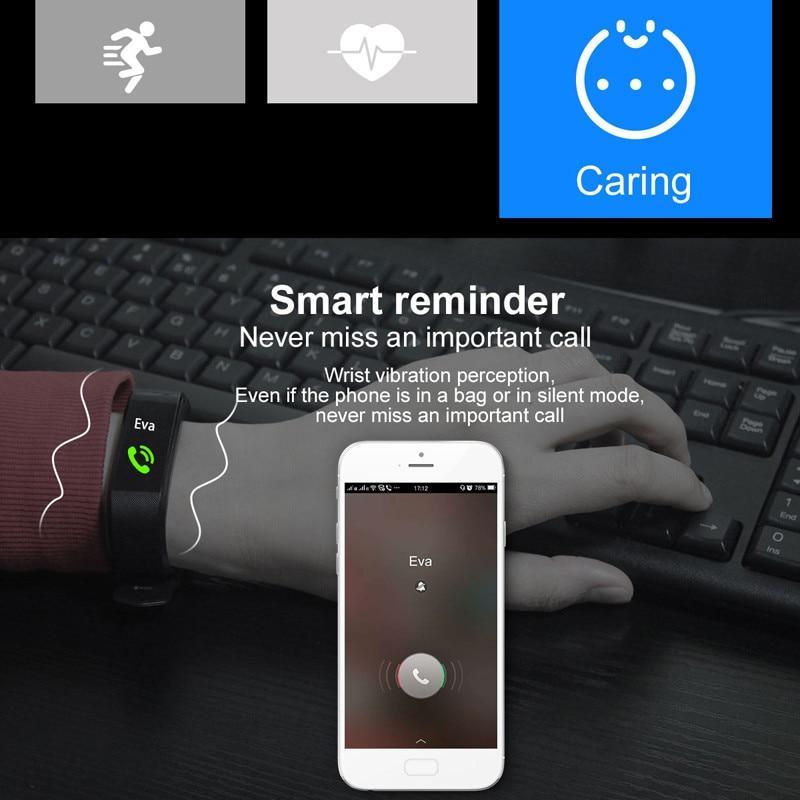Skanto | Ny Smartklokke Menn Kvinner Hjertefrekvensmonitor Blodtrykk Fitness Tracker Smartklokke Sportsklokke PK FITBITS