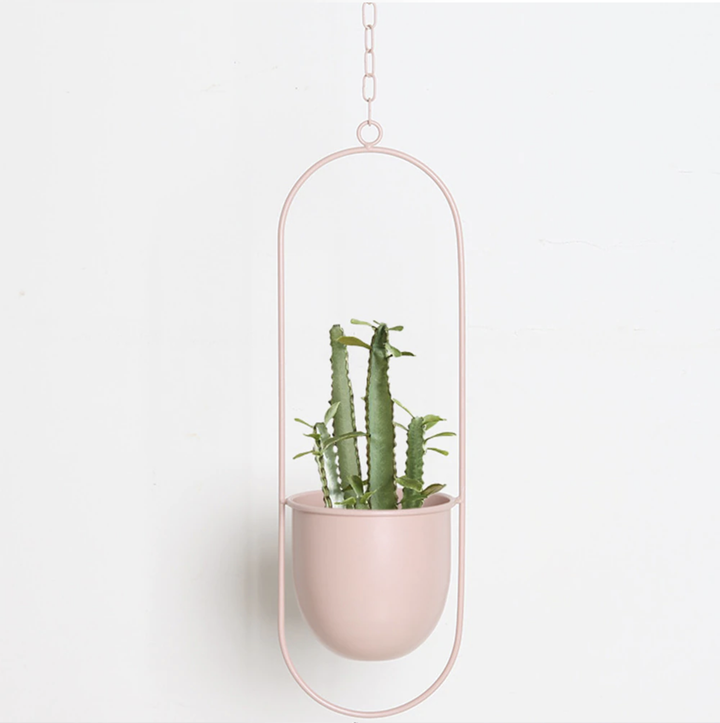 Wandhengender Pflanzenhalter aus Metall – FloraFrame