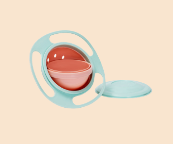 Anti Spill Bowl Magic bolle med lokk | Skanto