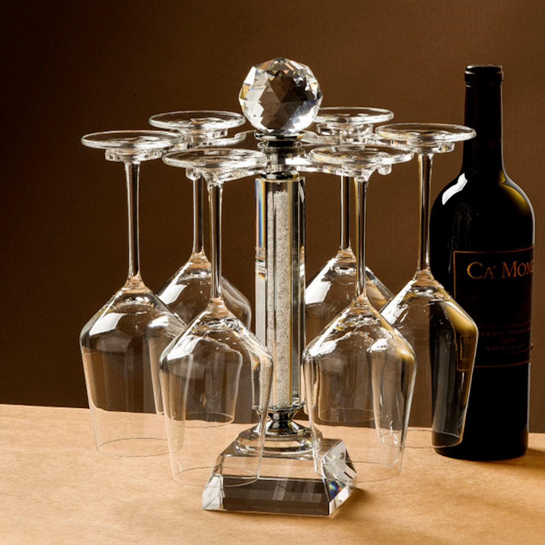 Skanto | Roterebar Krystall Vinglass Holder