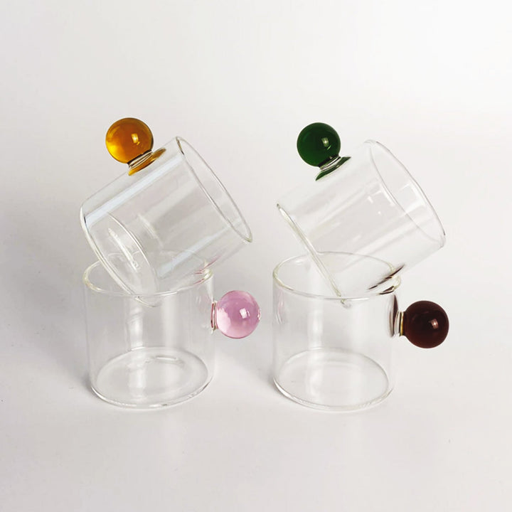 Globe Håndtak Glass Espresso Kopp | Skanto