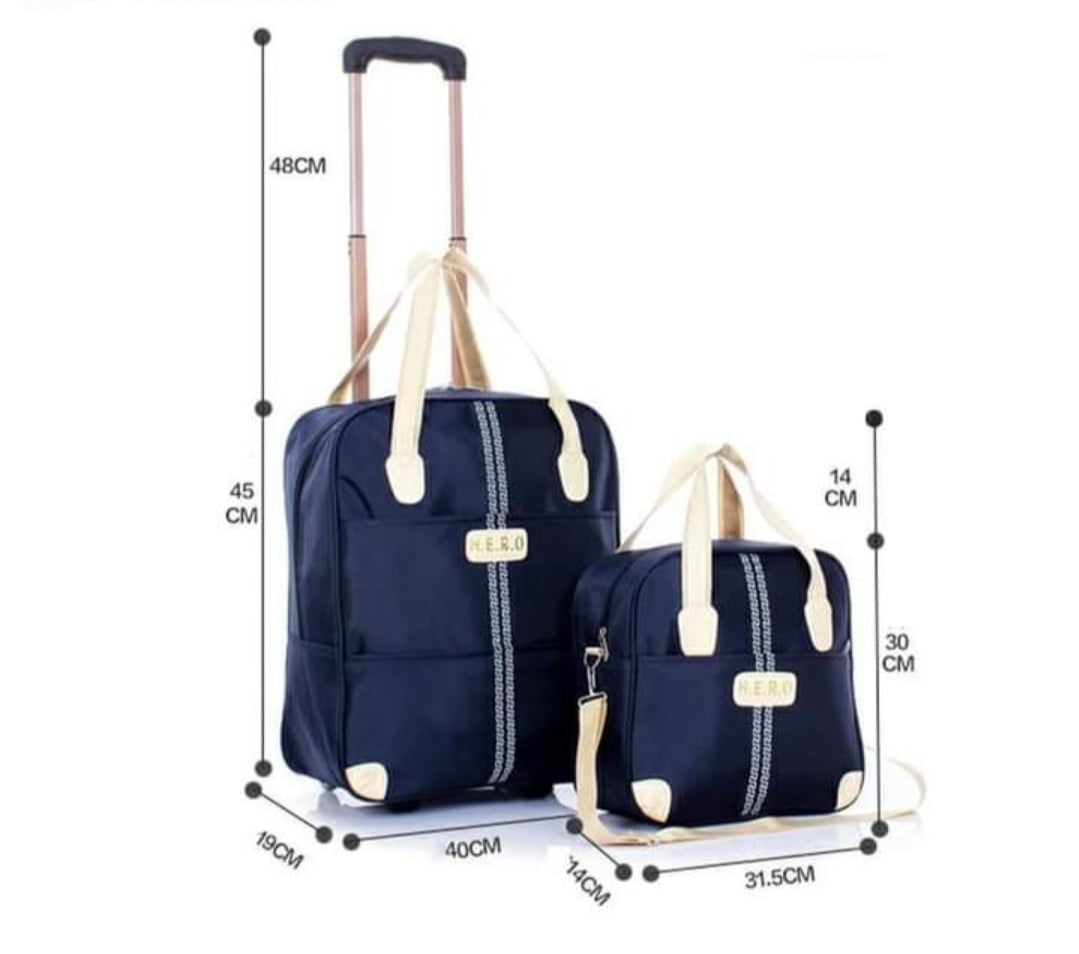 Norvo | 2 i 1 Trolley Reise Bag med en boarding bag