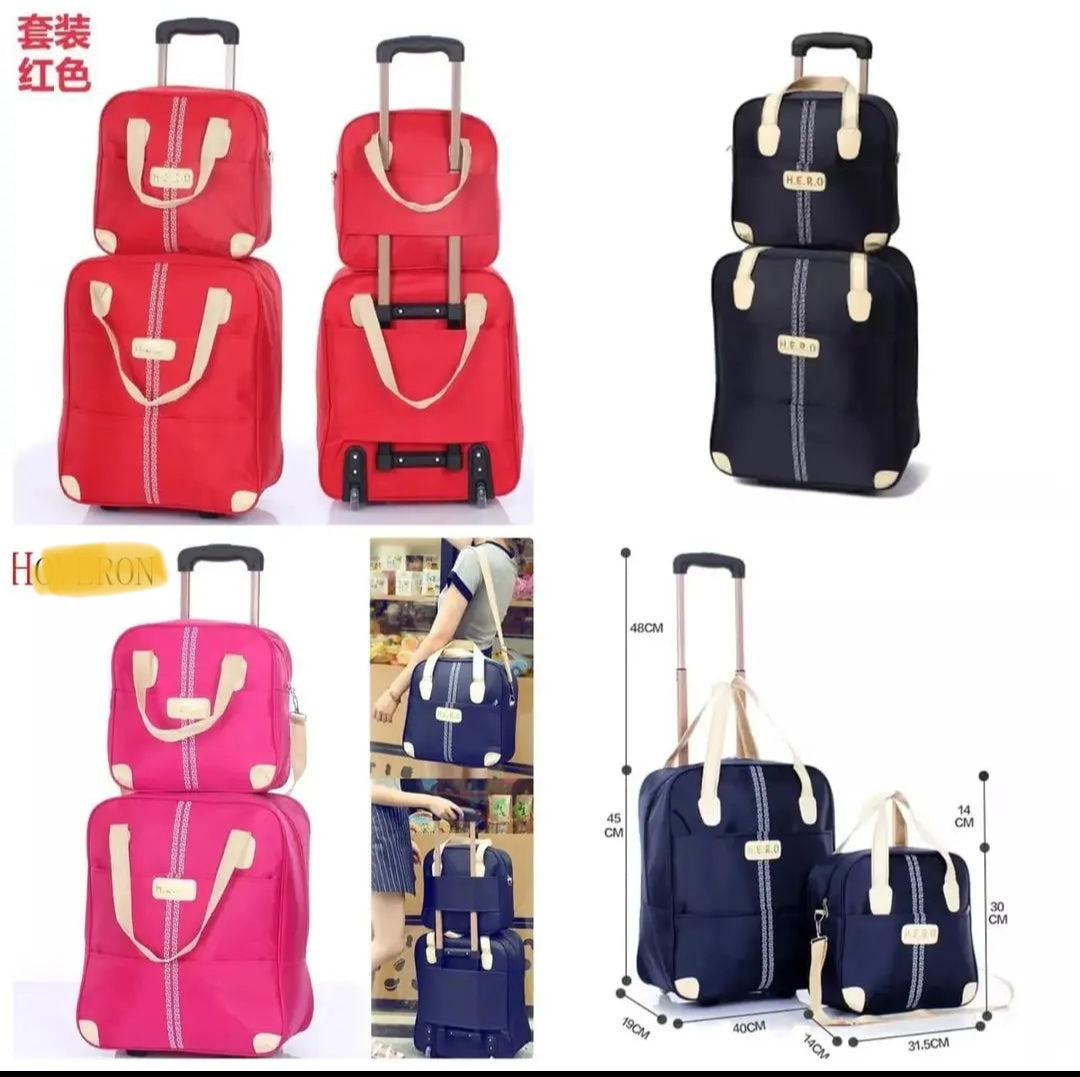 Skanto | 2 i 1 Trolley Reise Bag med en boarding bag