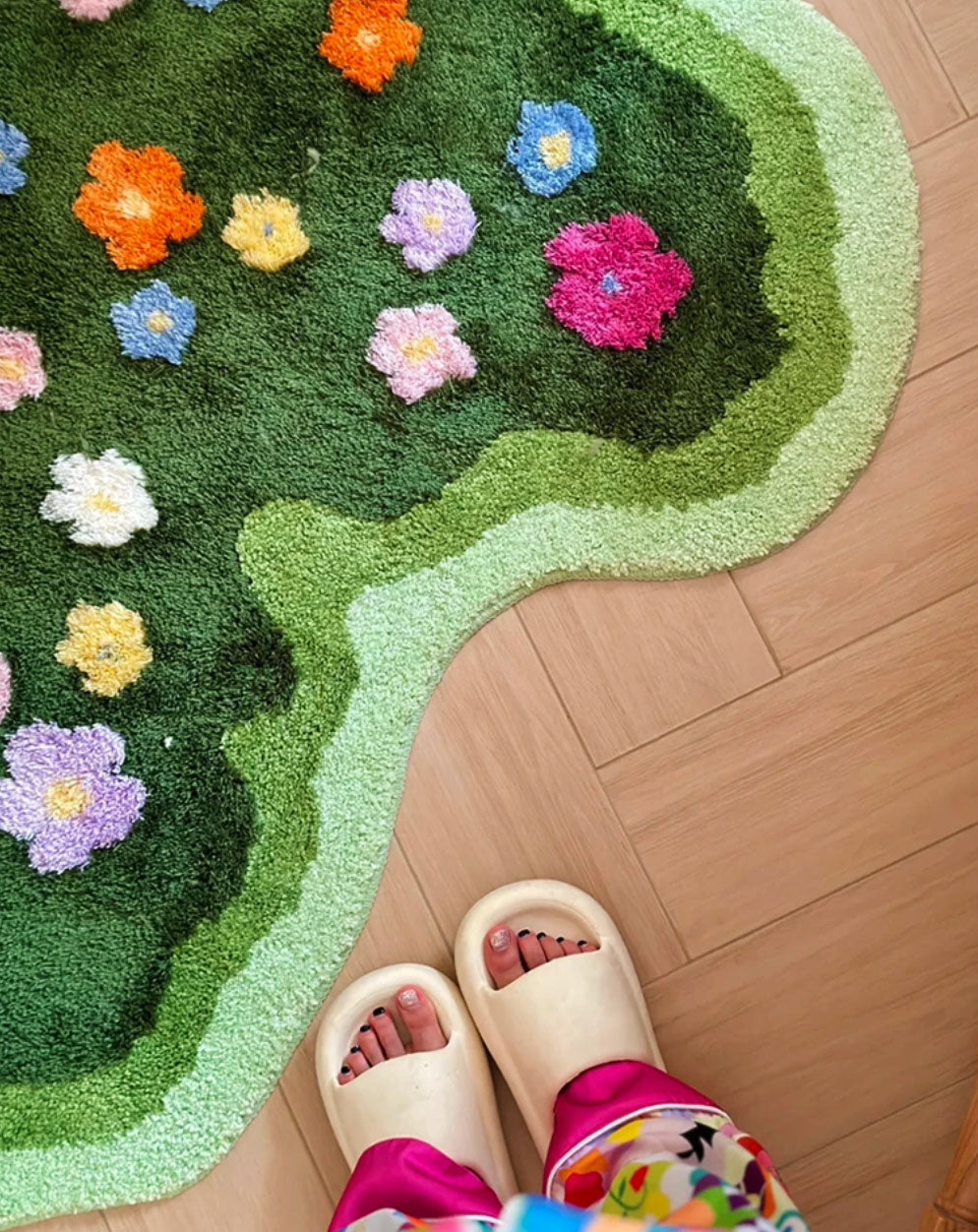 Moss og Floral Hage Teppe | Skanto