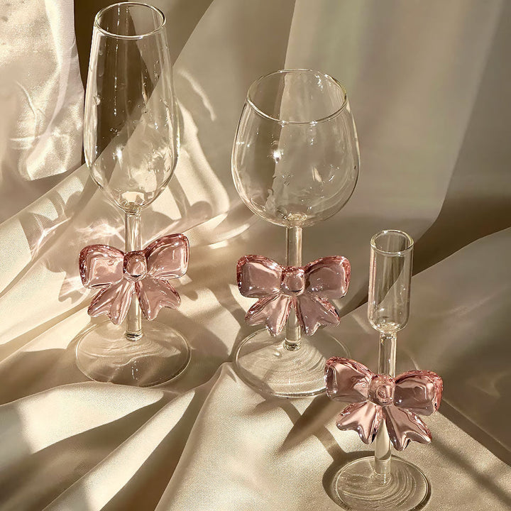 Glass Bow Candleholder | Skanto