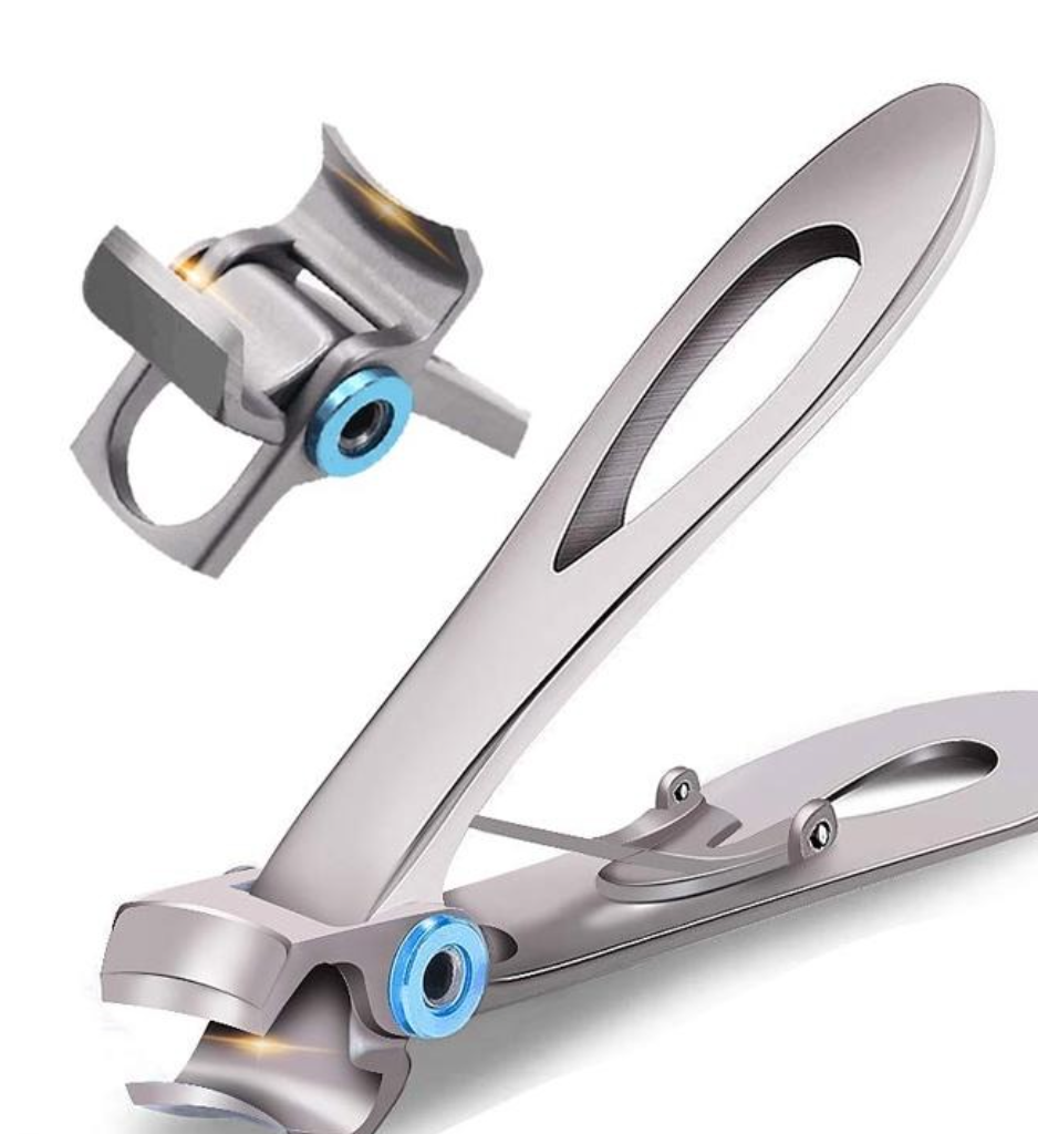 FLORENCE Profesjonell Negleklipper for Tykkere Negler | Rustfritt Stål Negleklipper med Ergonomisk Design | Skanto