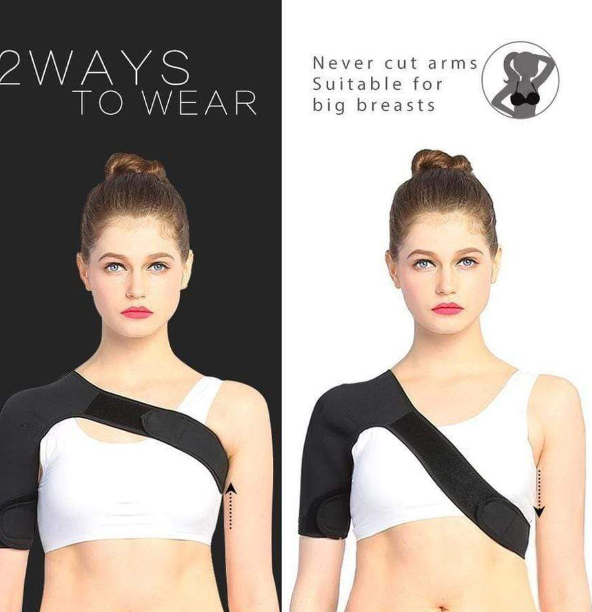 Norvo | Kvinne Skulder Støtte Kompresjonsärme Støtte Stroppene