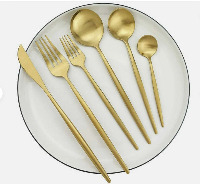 Skanto | Minimalistisk Rustfritt Stål Bestikk Elegant Enkelhet