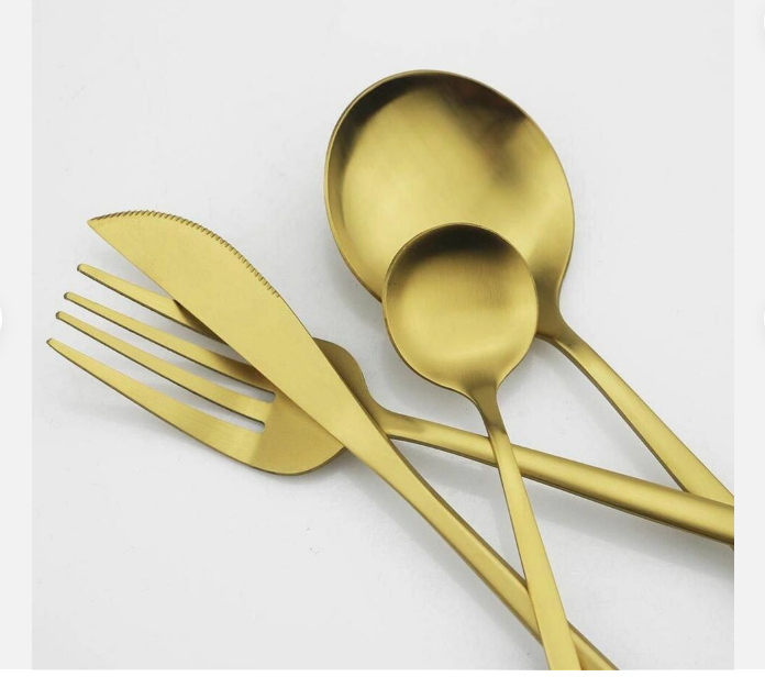 Skanto | Minimalistisk Rustfritt Stål Bestikk Elegant Enkelhet