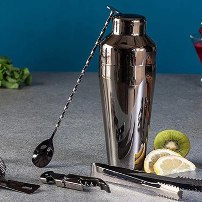 Stirré Elite Cocktail Set – Luksuriøs Metallisk Bar Kit Nødvendigheter | Skanto