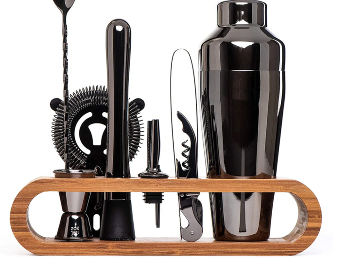 Stirré Elite Cocktail Set – Luksuriøs Metallisk Bar Kit Nødvendigheter | Skanto