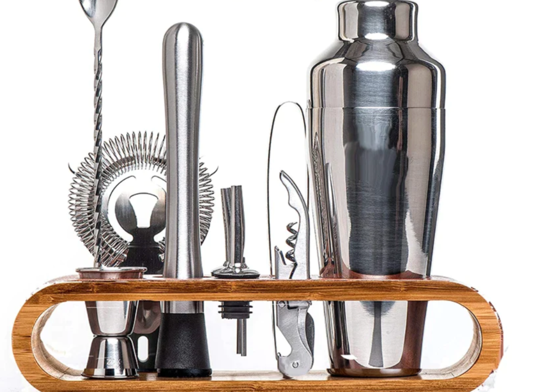Stirré Elite Cocktail Set – Luksuriøs Metallisk Bar Kit Nødvendigheter | Skanto