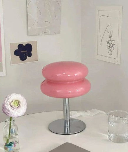 LueurRose – Retro Bordlampe med Dimmer LED og USB Skanto