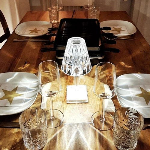 Skanto | Akrylglass Krystall Bordlampe