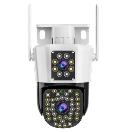 DualGuard Max 2-Pack – 360° Sikkerhetskamera Sett med Nattvisjon | Skanto