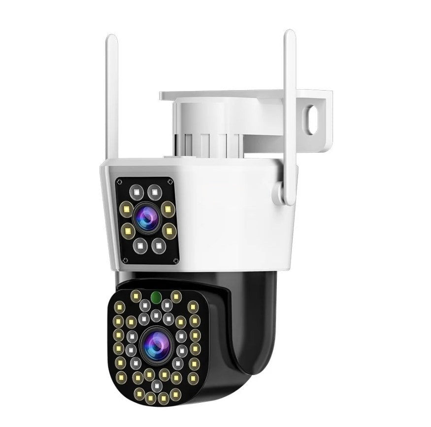 DualGuard Max 2-Pack – 360° Sikkerhetskamera Sett med Nattvisjon | Skanto