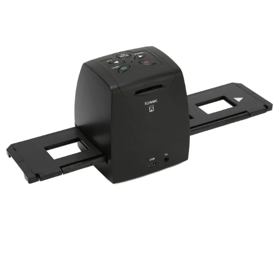 Skanto | Slide Scanner med LCD-forhåndsvisning, SD-kortspor og frittstående funksjon