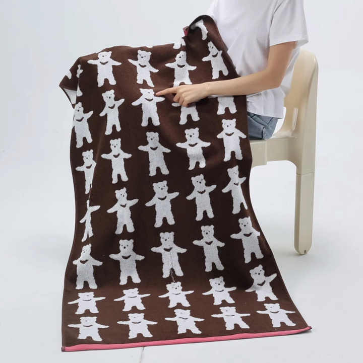 Reversible Dyreprint Bomull Håndkle | Skanto
