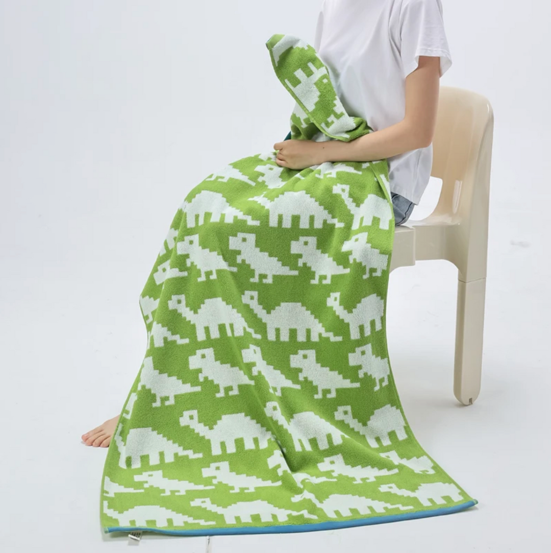 Reversible Dyreprint Bomull Håndkle | Skanto