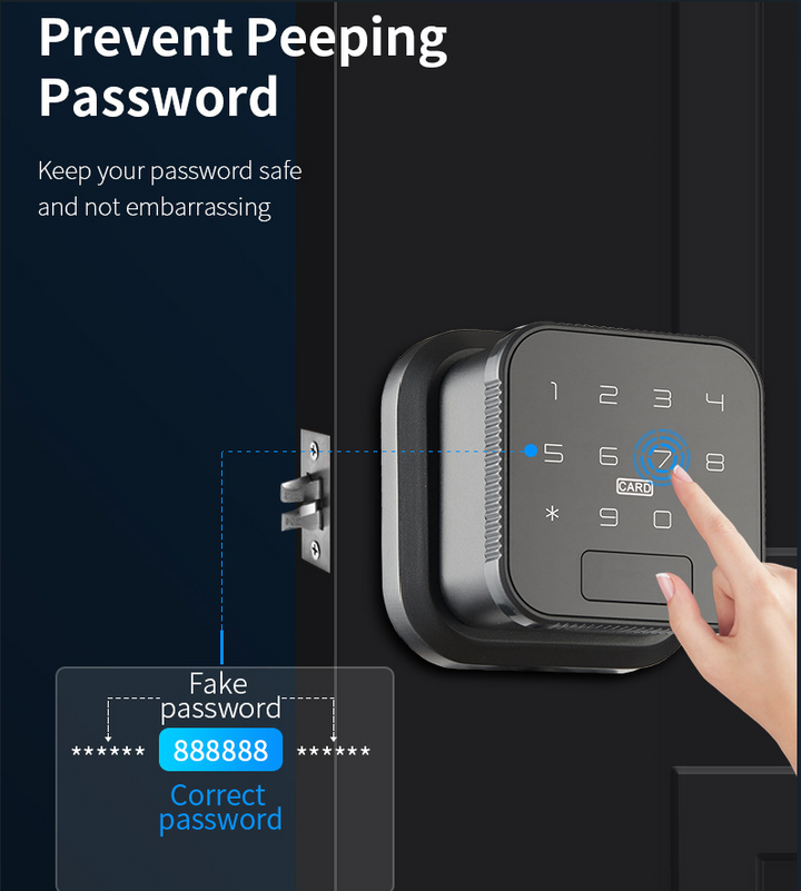 Skanto | Nøkkelfri Inngang Smart Wifi Elektronisk Fingeravtrykk Lås
