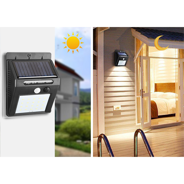 Skanto | Solar Vanntett Vegglampe - BEGRENSET TILBUD