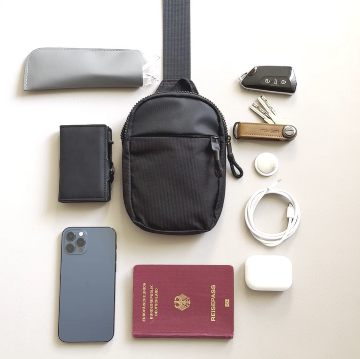 UrbanGuard Sling Bag | Kompakt, Sikker, Vanntett | Skanto