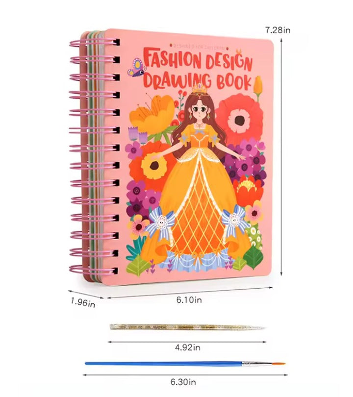 Skanto | Prinsesser Farge- og Håndverksbok