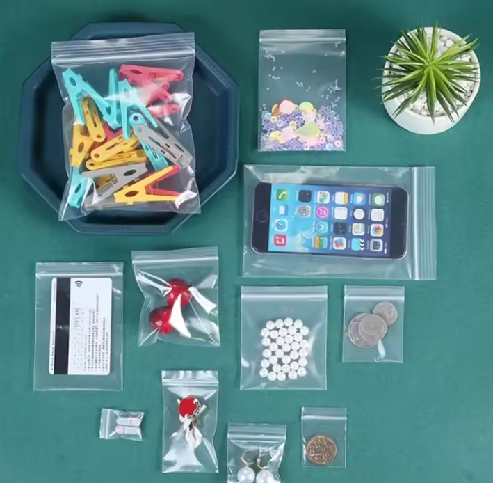 Resealable Ziplock poser 100-pakke | Skanto
