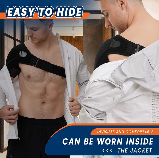 Norvo | Skulderstøtte, kompresjonsmansjett, lindrer smerte, forvridninger og skader