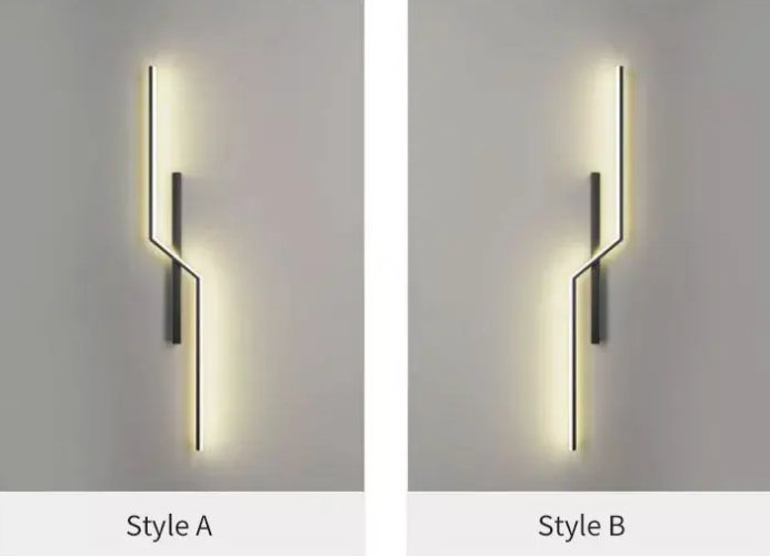 Skanto | Linjer Kreativ LED Moderne Minimalistisk Vegglampe Dekorative Vegglamper Belysning