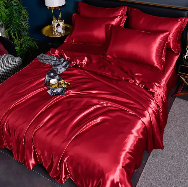 Skanto | Premium Solid Satin Sengetøy
