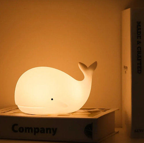 Skanto | Fargeforandrende Hval Nattlampe for Barn & Soveromsdekor