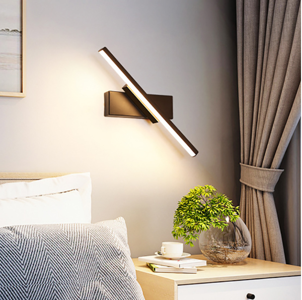 Skanto | LumaTwist Roterbar Soverom Vegglampe | Moderne LED Design | Justerbar | Stemningslys
