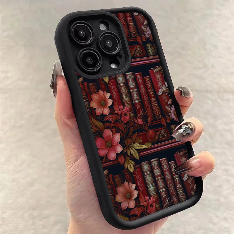 Skanto | Sjokkbestandig Bokhylle iPhone-deksel