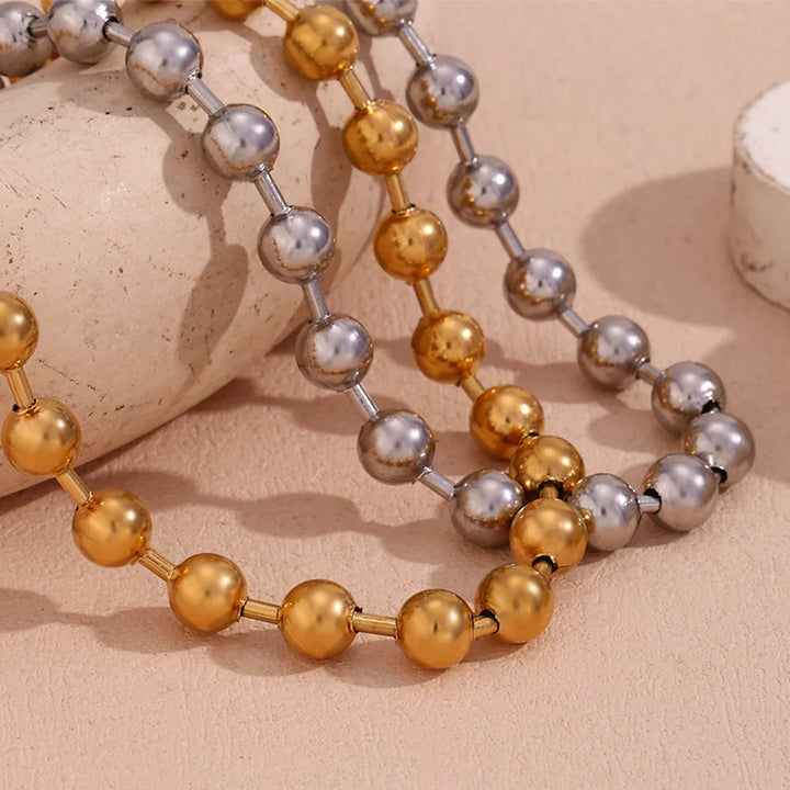 Skanto | 18k Klassisk Chunky Perlekjede