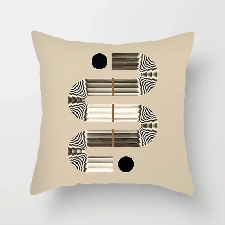 Modern Art Abstract Pattern Decorative Pillow Covers Creative Line Sofa Chair Cushion Cover Home Office Decor | Skanto