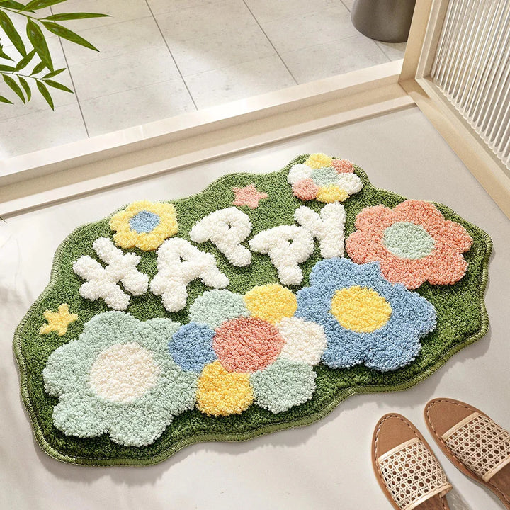 Flower Tuftet Badmatte | Skanto