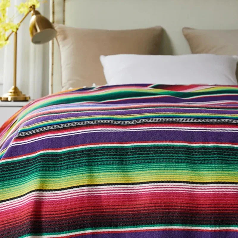 Skanto | Fargerik meksikansk serape-teppe