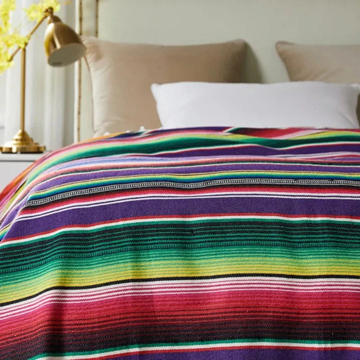 Skanto | Fargerik meksikansk serape-teppe