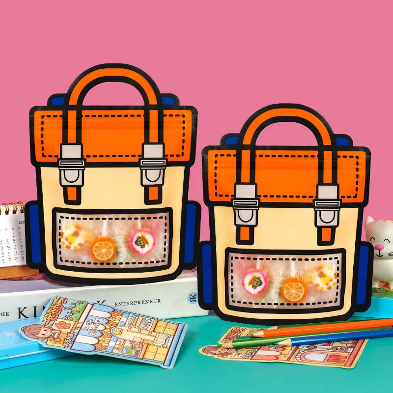 Skanto | 50stk Kreativ 2D Tegneserie Skoleveske