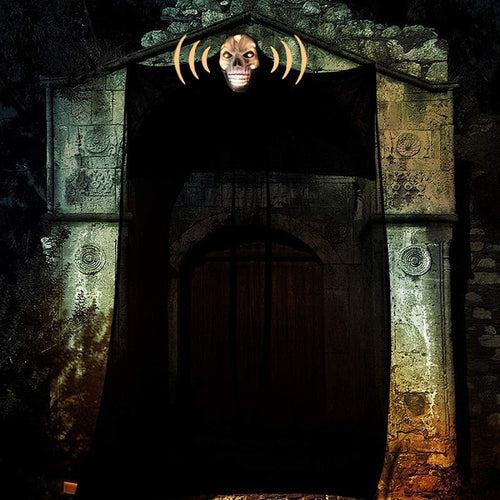 Skanto | Ghost Skull Hengende Halloween Dekorasjon