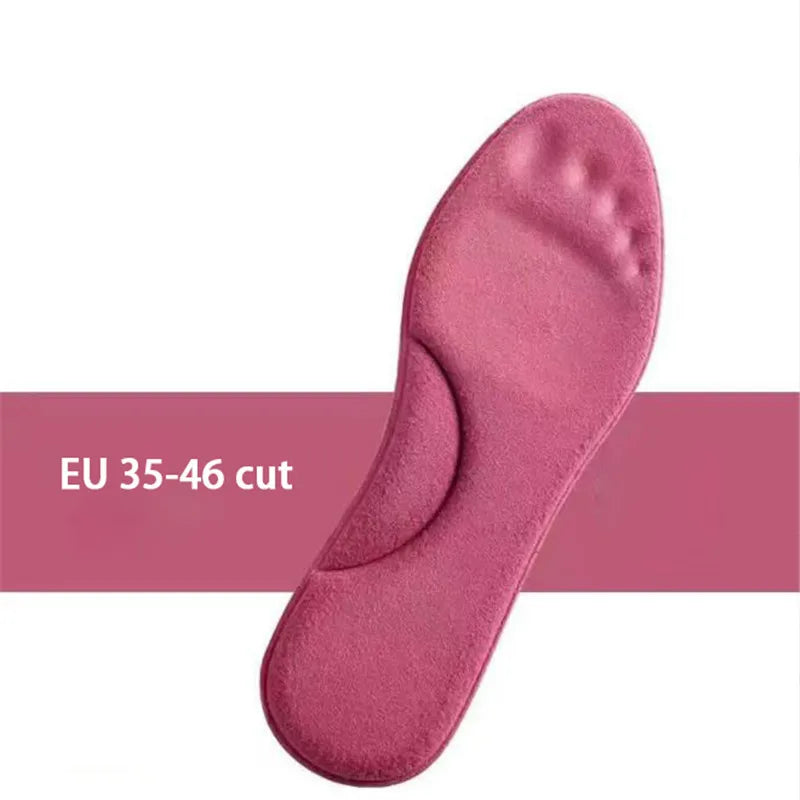 Norvo | Thermostep Selvoppvarmende Såler | Termo Såler med Minneskum | Konstant Varme | For Kvinner & Menn | Rød / Gul